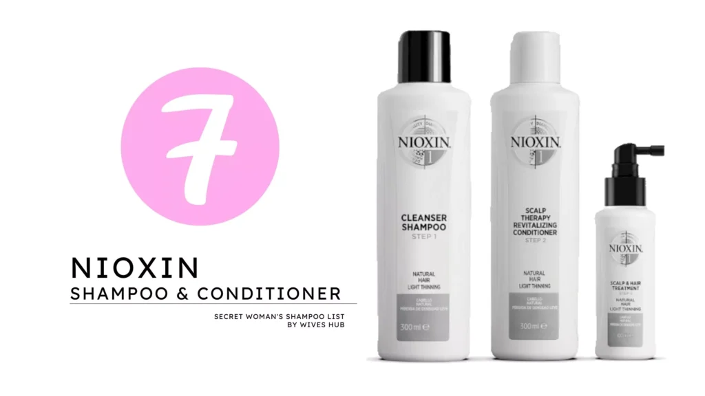  Best Shampoo and Conditioner Brands that Keep You Hair Silky Shiny and Soft -  nioxin shampoo and conditioner