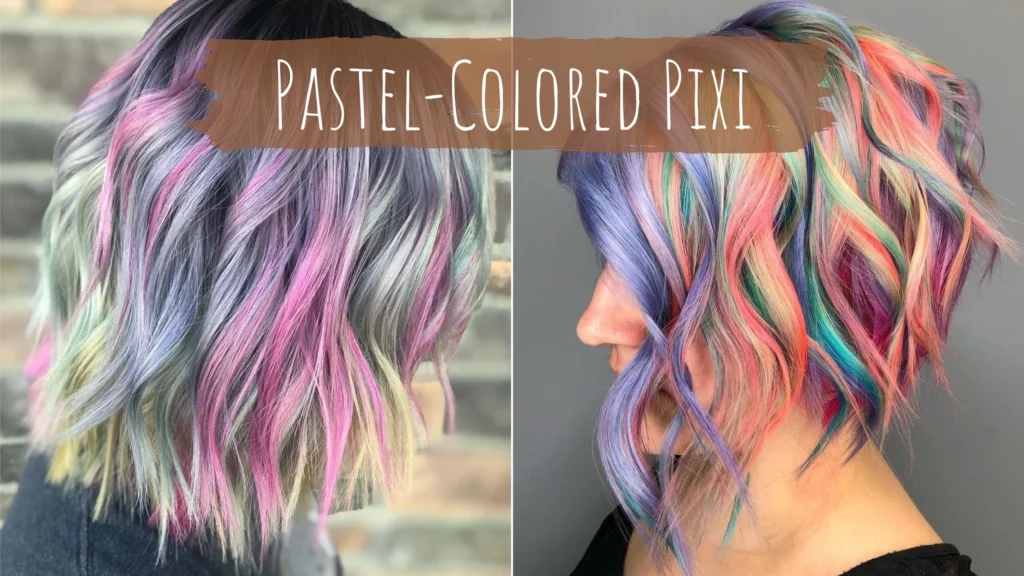 13 Best Trending Hairstyle for Women in 2023 - Pastel-Colored Pixi