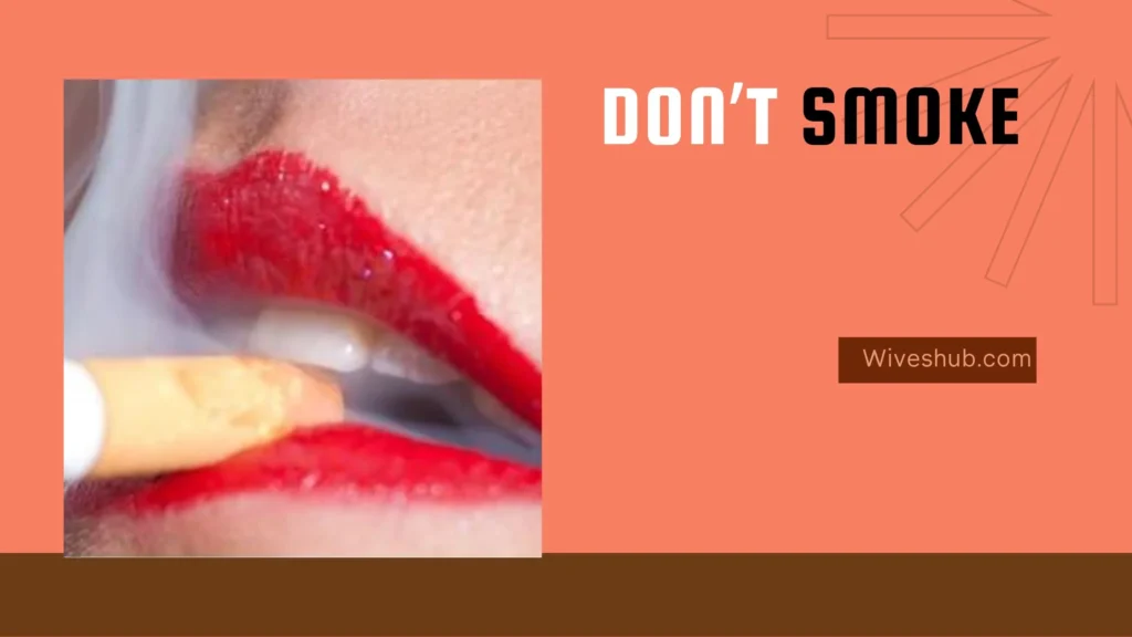 Get Fuller Lips Naturally - Don't Smoke