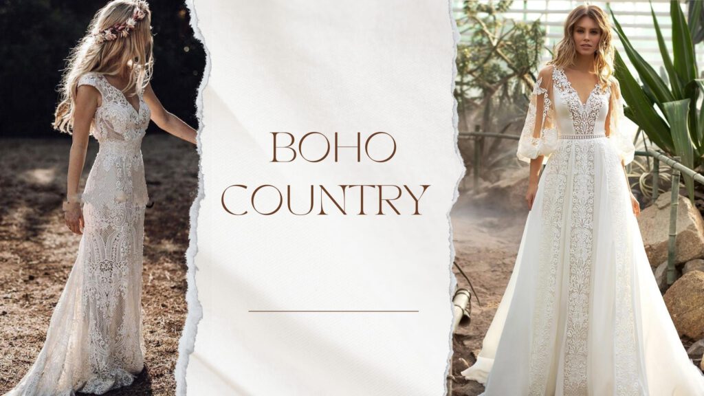 Boho Country Wedding Dresses
