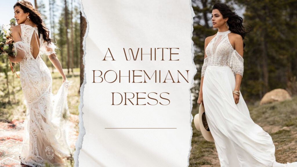  White Bohemian wedding Dresses 