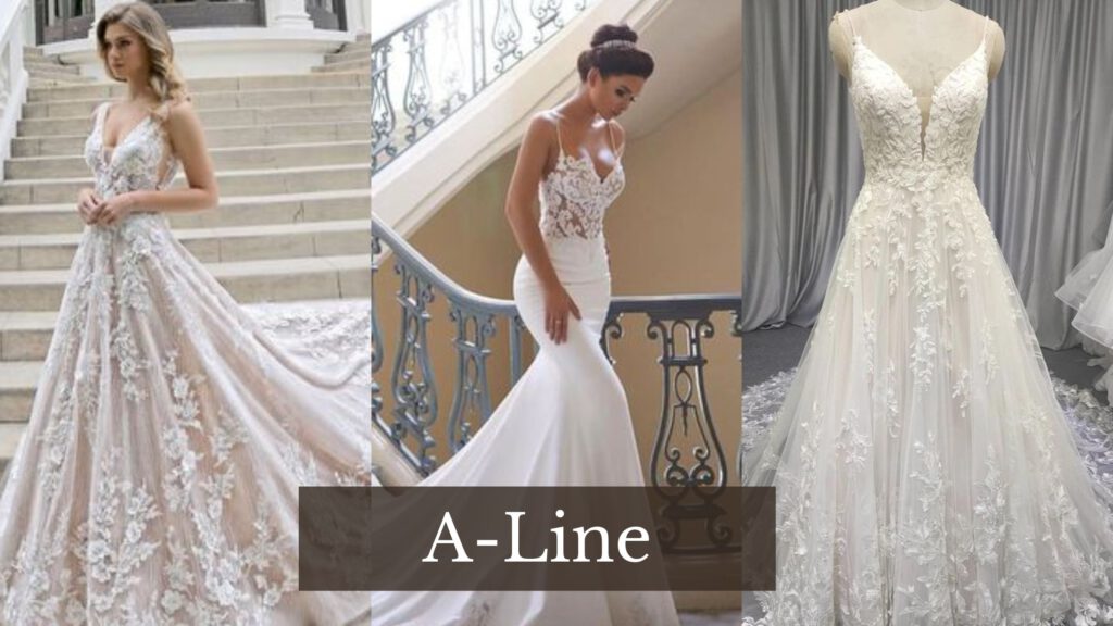 A- line Princess Wedding Dresses