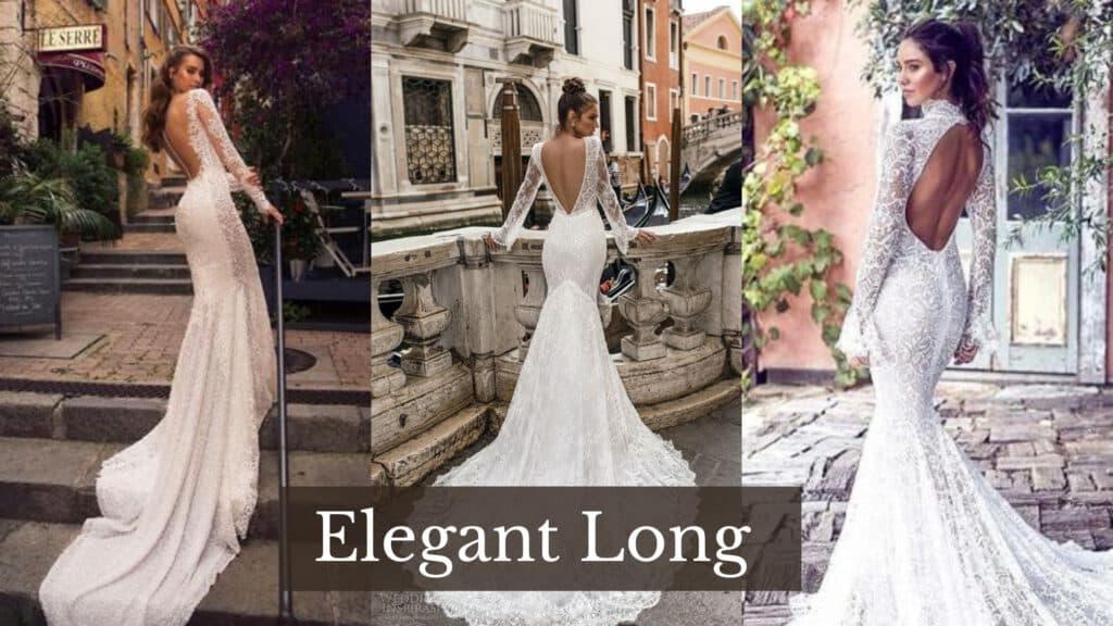 Elegant Long Sleeve Wedding Dresses