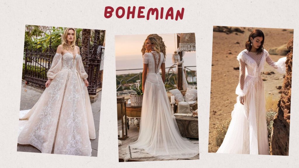 Bohemian Vintage-Inspired Wedding Dresses
