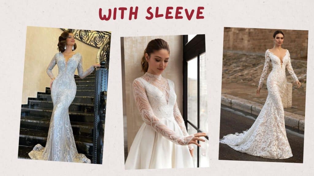 Vintage Wedding Dresses With Sleeve