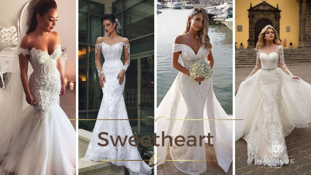 Sweetheart Sexy Mermaid Wedding Dresses