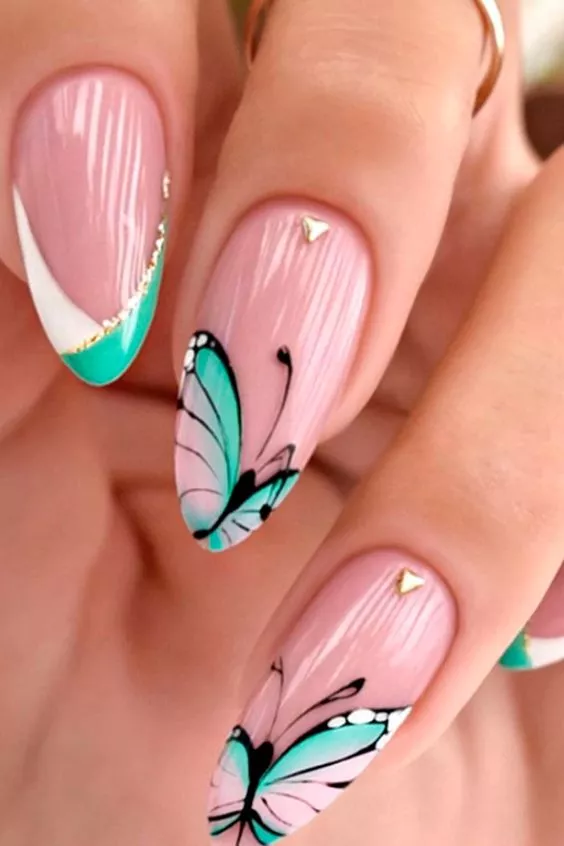 Butterfly Spring Nails