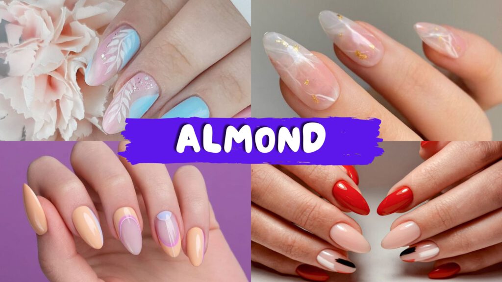 Summer Almond Nails
