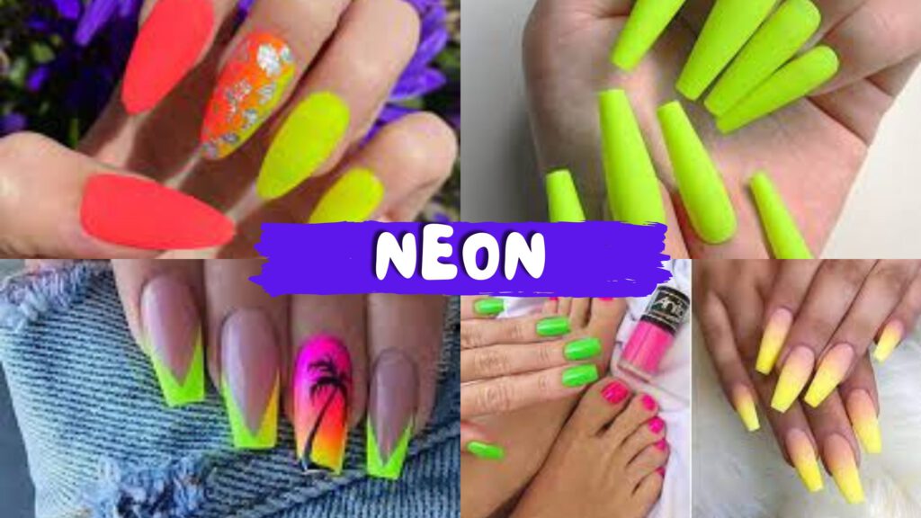 Summer Neon Nails
