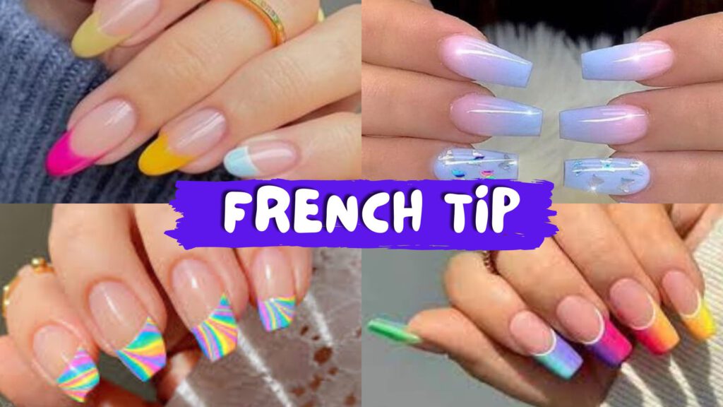 Summer French Tip Nails