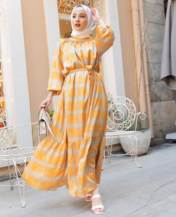 Hijab with Midi Dresses