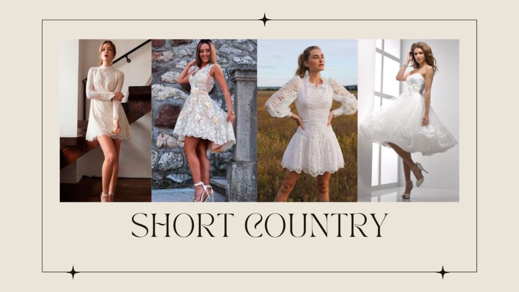 Short Country Bridal Dresses