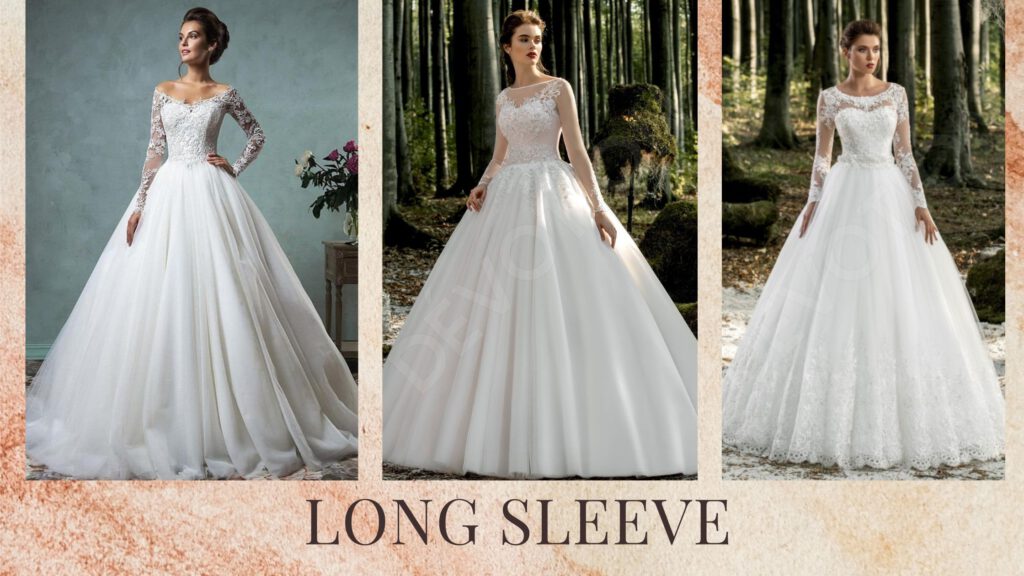 Long Sleeve Ball Gown Dresses