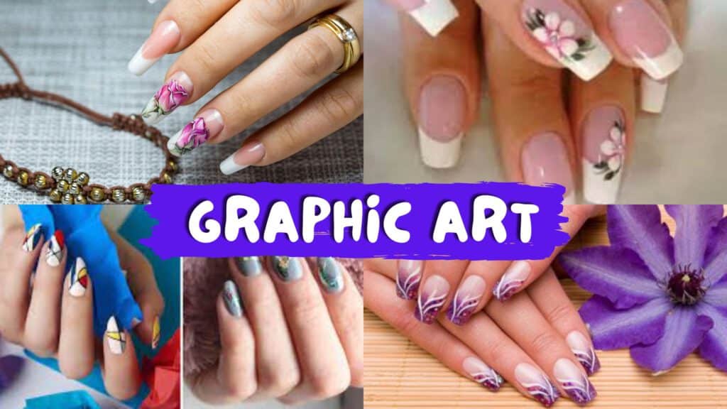 Summer Graphic Art Nails
