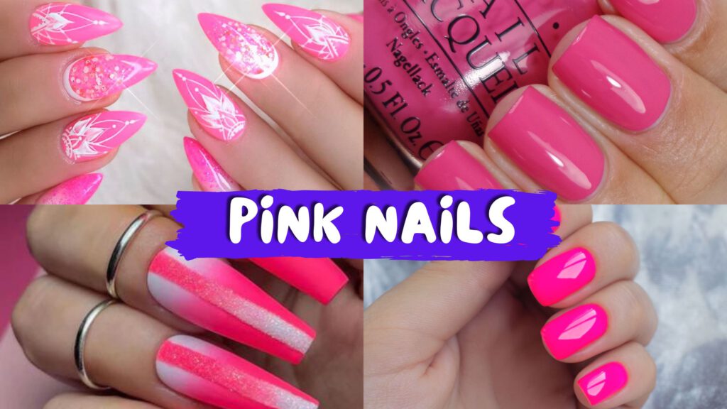 Summer Pink Nails