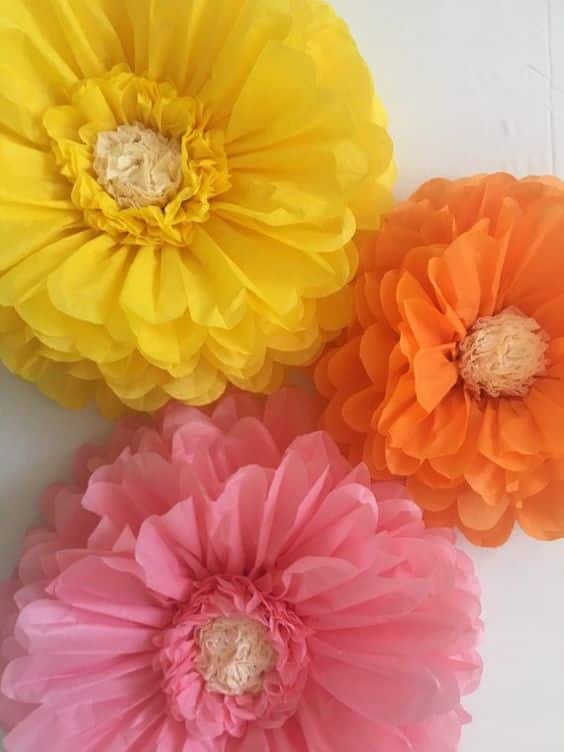 Cupcake Liner Flowers