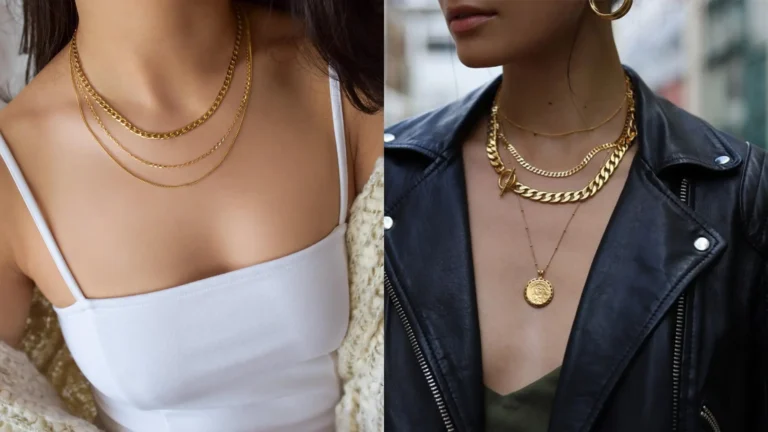 Elevate Your Style with Layered Gold Necklaces wives hub