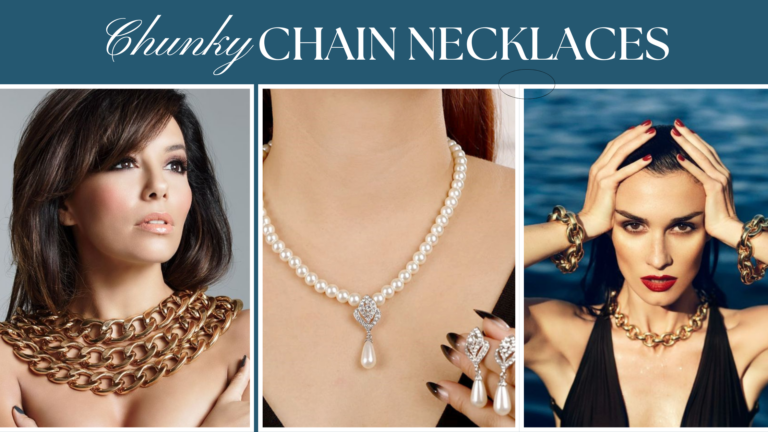 chunky Chain Necklaces-wives hub