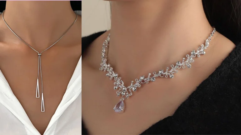 Minimalist Silver Necklaces- wives hub